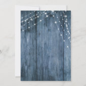 青い素朴木、明るい文字列の日付を保存 セーブザデート (裏面)