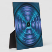 青い紡ぎ原子 フォトプラーク (側面)