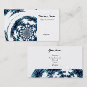 青い紡ぎ糸 名刺 (正面/裏面)