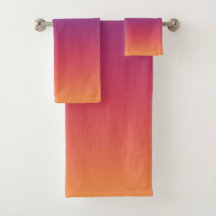 青い紫とオレンジのグラデーション