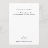 青い紫と黄のフローラ詳細エンクロージャカード エンクロージャーカード (裏面)