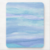 青い紫の海レイヤ水の色のパターン マウスパッド (正面)