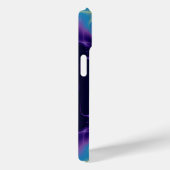 青い紫の白い光の波 Case-Mate iPhoneケース (裏面 / 右)