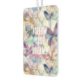 青い紫の蝶 カーエアーフレッシュナー (左)