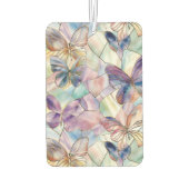 青い紫の蝶 カーエアーフレッシュナー (裏面)