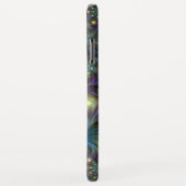 青い紫モダンのフラクタルアート名 Case-Mate iPhoneケース (裏面/右)