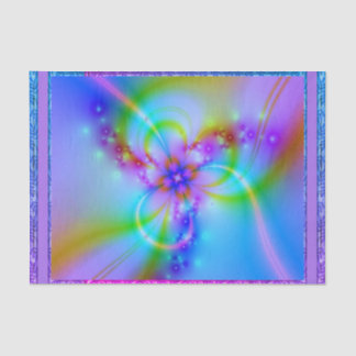 青い紫色の花 薄葉紙