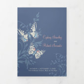 青い結婚サンゴ蝶の再生プログラム 三つ折りプログラム (カバー)