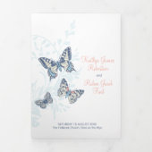 青い結婚サンゴ蝶の再生プログラム 三つ折りプログラム (カバー)