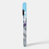 青い結婚マンガの電話ケースに入ったかわいい夫婦 Case-Mate iPhoneケース (裏面 / 左)