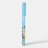 青い結婚マンガの電話ケースに入ったかわいい夫婦 Case-Mate iPhoneケース (裏面 / 右)