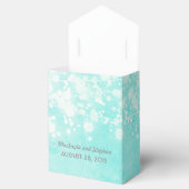 青い結婚弦の光が輝く フェイバーボックス (オープン)