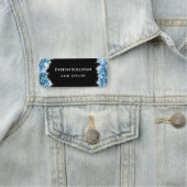 青い結晶の名前タグ 名札 (インサイチュ)