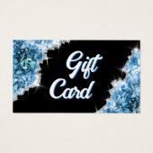 青い結晶ギフトカード (正面)