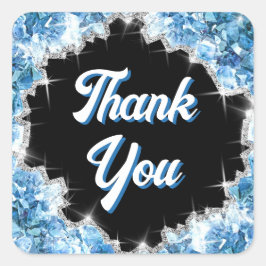 青い結晶シール スクエアシール