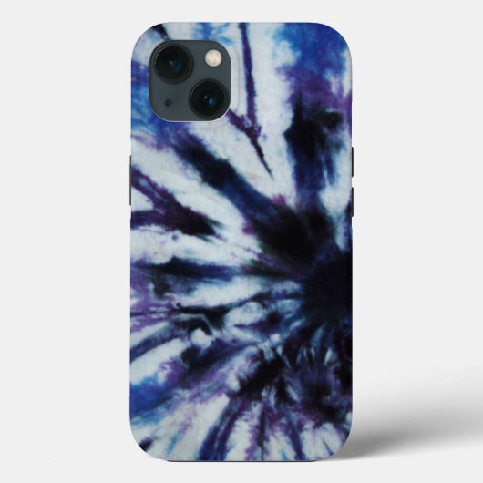 青い絞り染めケース – メイトiPhoneケース Case-Mate iPhoneケース (裏面)