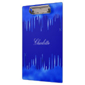 青い絵を描王室の滴の名前スクリプト クリップボード (左)