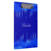 青い絵を描王室の滴の名前スクリプト クリップボード (右)