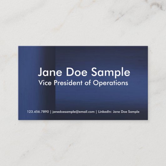 青い絹のRésuméのネットワーキングカード 名刺 (正面)