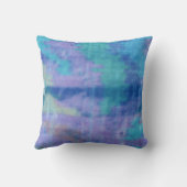 青い絹 クッション (裏面)