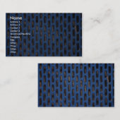 青い網 名刺 (正面/裏面)