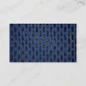 青い網 名刺 (裏面)