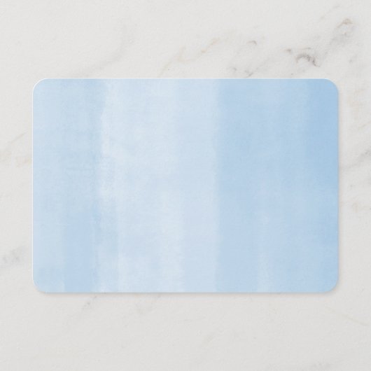 青い緑のカボチャの秋本男の赤ちゃん エンクロージャーカード (裏面)