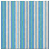 青い緑のトープ朝の栄光の椅子のストライプ ファブリック (クローズアップ)