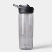 青い緑のバスケットボールのチームは、男の子を色男の子 ウォーターボトル (右面)