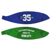 青い緑のバスケットボールの贈り物をパーソナライズする簡単 バスケットボール (パネル)