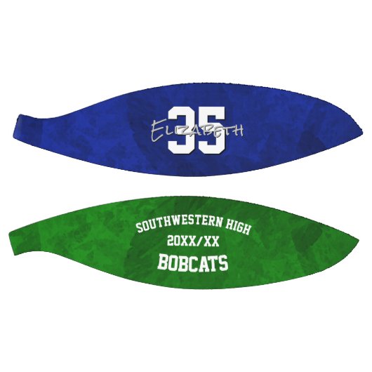 青い緑のバスケットボールの贈り物をパーソナライズする簡単 バスケットボール (パネル)