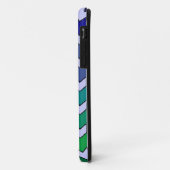 青い緑のフェードシェブロンスタイルiphone 5ケース Case-Mate iPhoneケース (裏面/左)