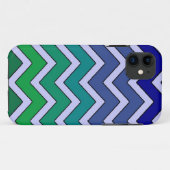 青い緑のフェードシェブロンスタイルiphone 5ケース Case-Mate iPhoneケース (裏面(横))
