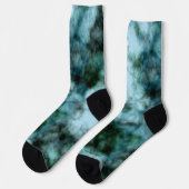 青い緑の大理石 ソックス (左)