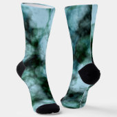 青い緑の大理石 ソックス (傾斜あり)