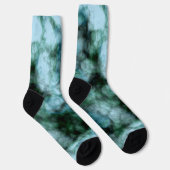 青い緑の大理石 ソックス (右)