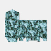 青い緑の大理石 フェイバーボックス (折り畳みなし)