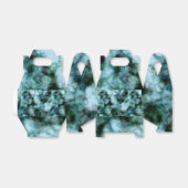 青い緑の大理石 フェイバーボックス (折り畳みなし)