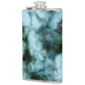 青い緑の大理石 フラスク (左)