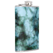 青い緑の大理石 フラスク (右)