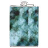 青い緑の大理石 フラスク (裏面)