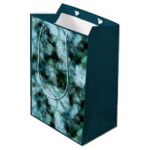 青い緑の大理石 ミディアムペーパーバッグ (裏面アングル)