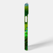 青い緑の孔雀フォトスクリプ祝ト(Blue Green Peacock Photoモダン) Case-Mate iPhoneケース (裏面 / 右)