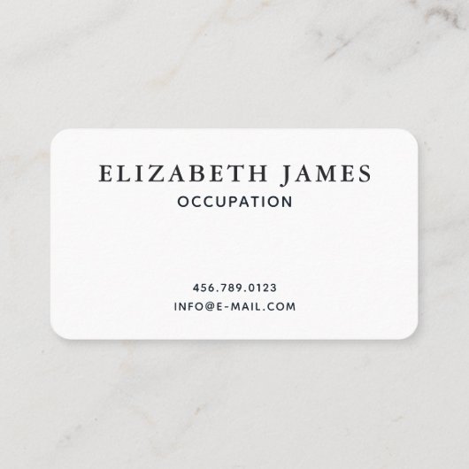 青い緑の水色2羽ミニマル 名刺 (裏面)