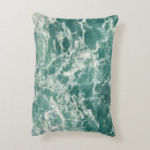 青い緑の海 アクセントクッション (裏面(縦))