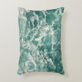 青い緑の海 アクセントクッション (正面(垂直))
