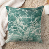 青い緑の海 クッション (ブランケット)