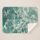 青い緑の海 シェルパブランケット (正面(横))