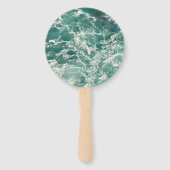 青い緑の海 ハンドファン (裏面)