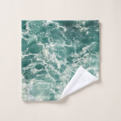 青い緑の海 バスタオルセット (ウォッシュタオル)